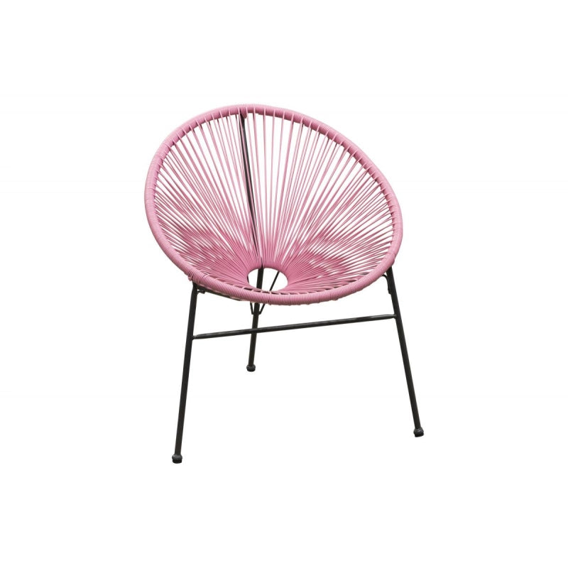 SET di DUE POLTRONE ARKI RATTAN ROSA CASACOLLECTION