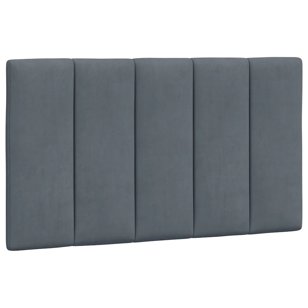 Giroletto senza Materasso Hanko Grigio Scuro 80x200 cm Velluto 3207814