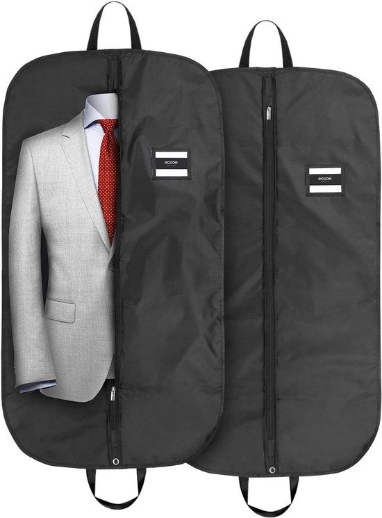 Set di 2 borse in poliestere nero - 110 × 60 cm
