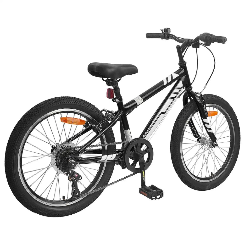 Mountain Bike 20 Pollici 6-Speed per 5-8 anni Nero