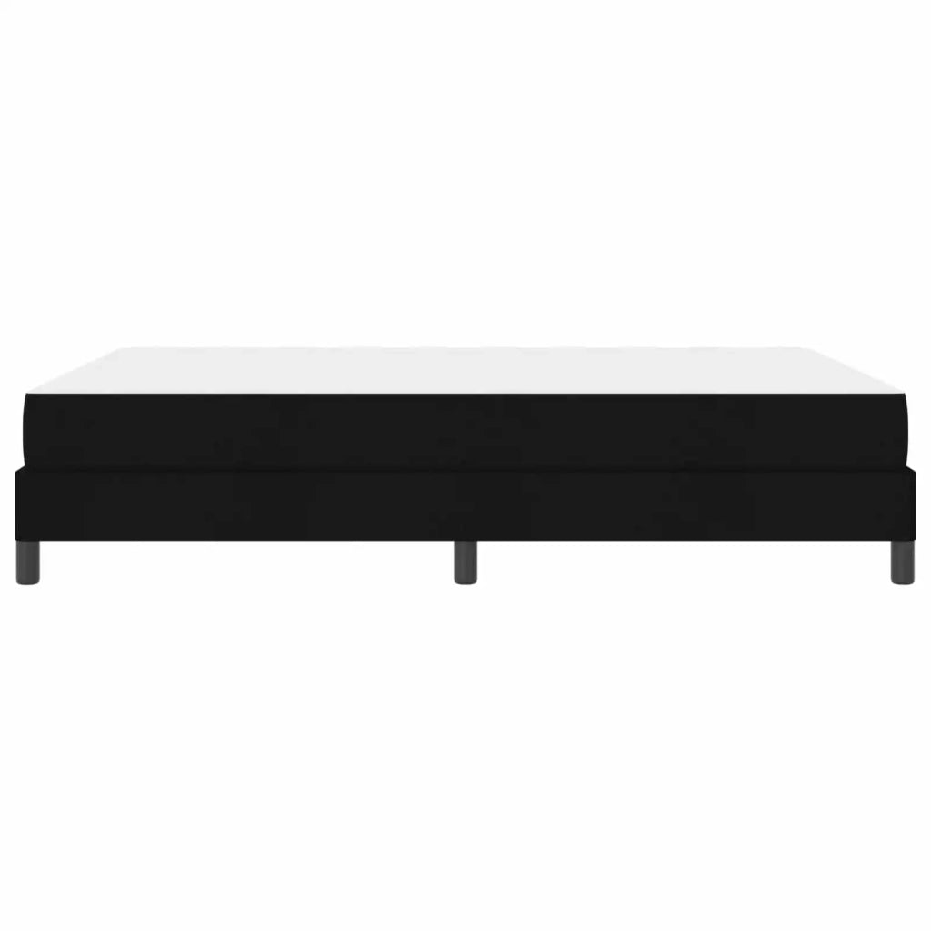 Letto a molle con materasso Nero 160 x 200 cm Tessuto 3398502
