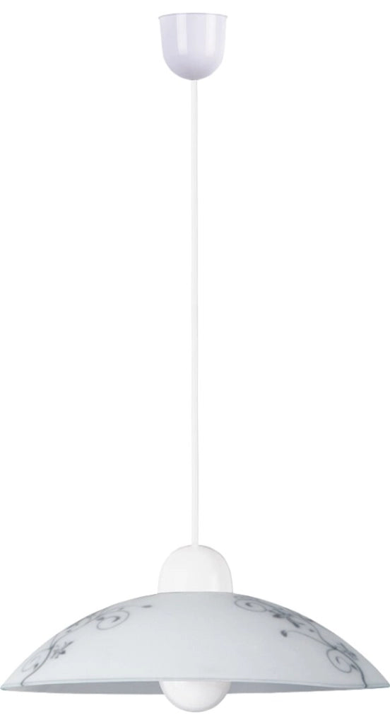 Lampada a sospensione Rabalux Bloomy bianca Ø30 E27