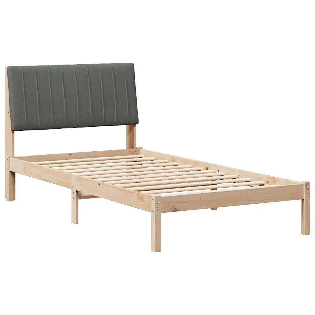 Struttura del letto Marrone 100 x 200 cm Pino massello 878910