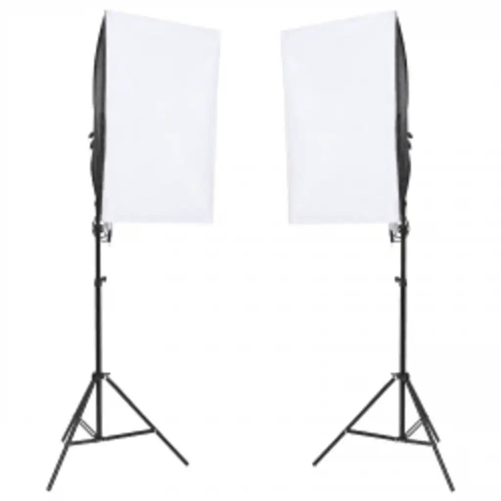 Kit per Studio Fotografico con Set di Luci e Fondale 3094752