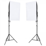 Kit per Studio Fotografico con Set di Luci e Fondale 3094752