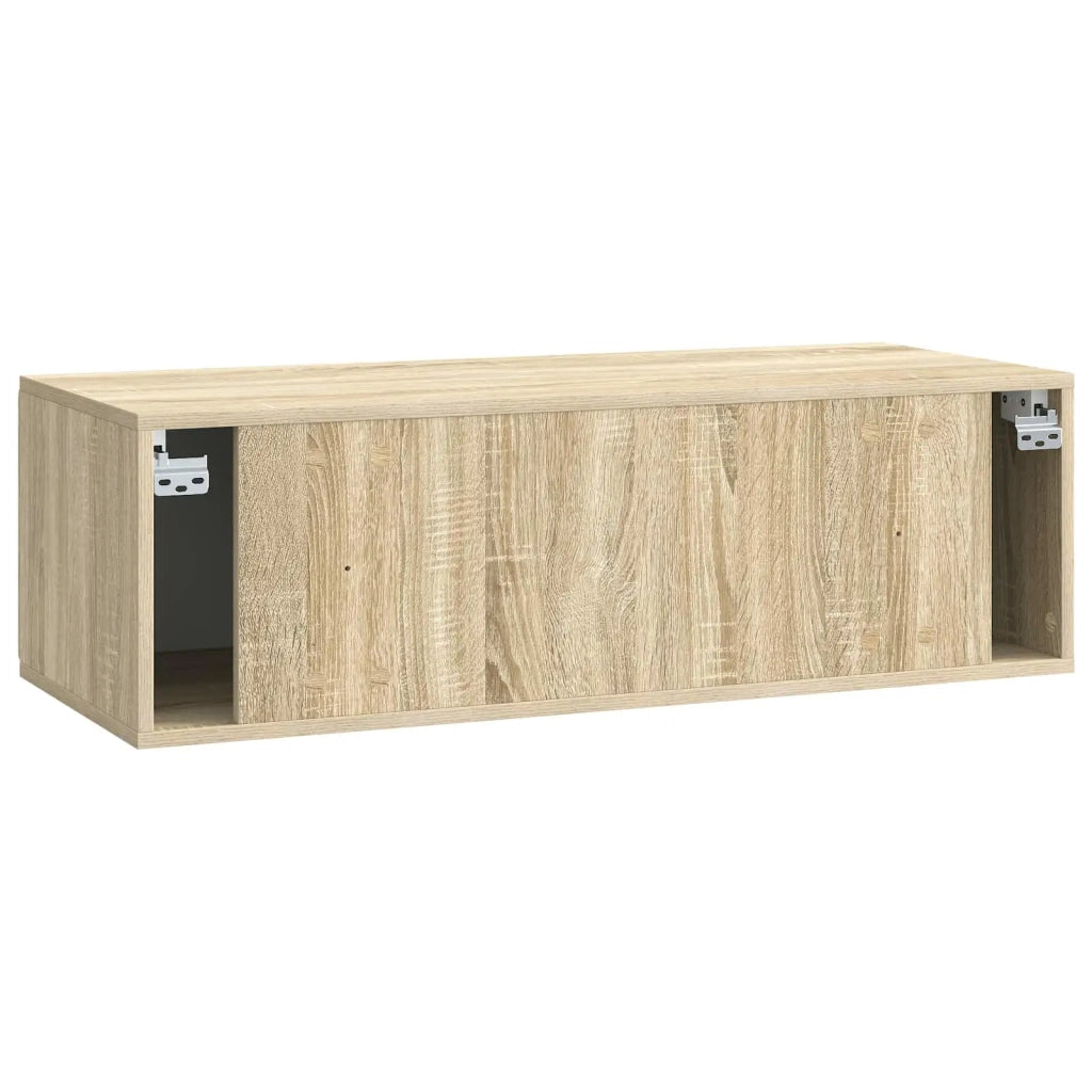 Mobile Porta TV da Muro-Credenza per TV sospesa Rovere Sonoma 98 x 41 x 30 cm 285364
