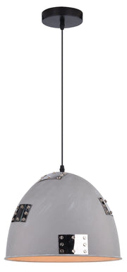 Lampada a sospensione Candellux Patch nera Ø30 E27