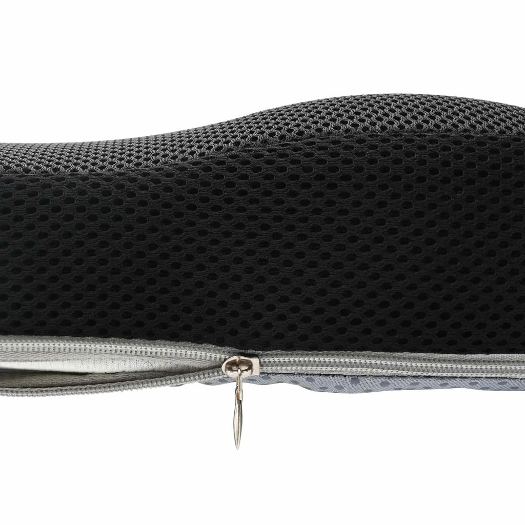 Cuscino per la seduta Nero 47 x 36,5 x 8 cm Schiuma Memory 42012685