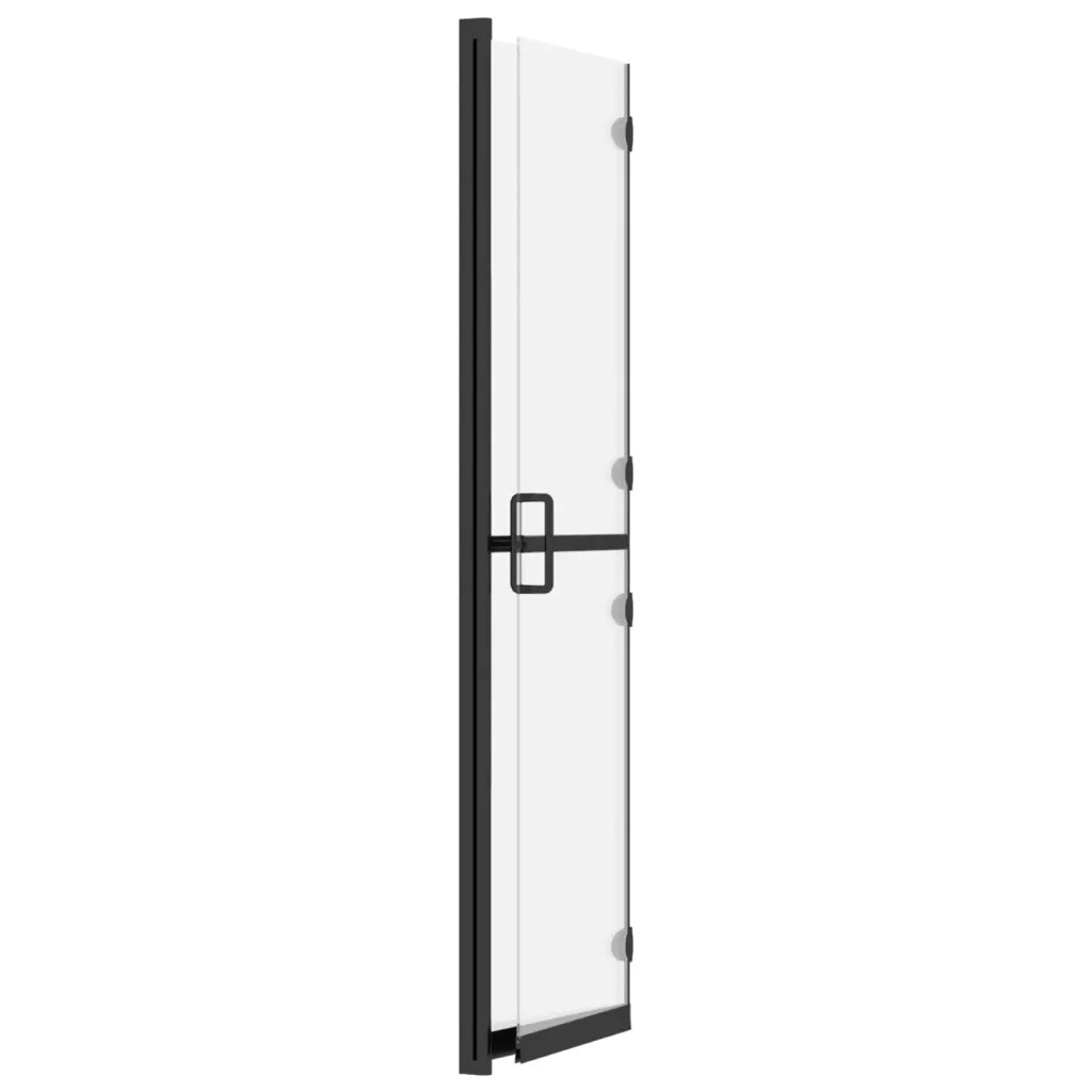 Parete per Doccia Walk-in Pieghevole in Vetro ESG 90x190 cm CFW1782205