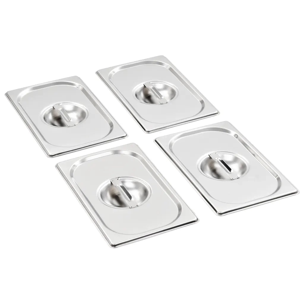 Coperchi per Teglie GN 1/4 4 pz in Acciaio Inox cod mxl 77885