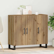 Credenza-Buffet-Armadio da cucina Rovere artigianale 90 x 34 x 80 cm Legno multistrato 622783