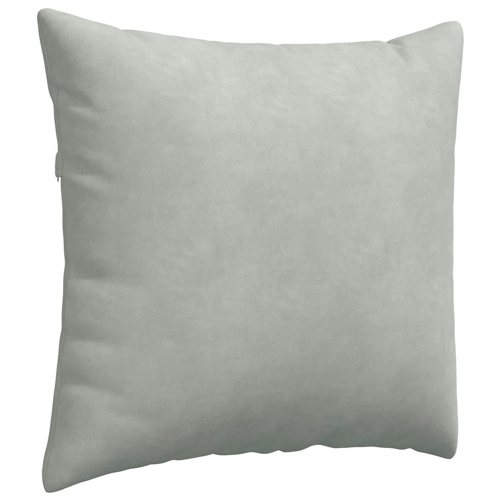 Cuscini da Divano 2 pz-Set di 2 Cuscini per Sofa Grigio chiaro 50 x 50 cm 178688