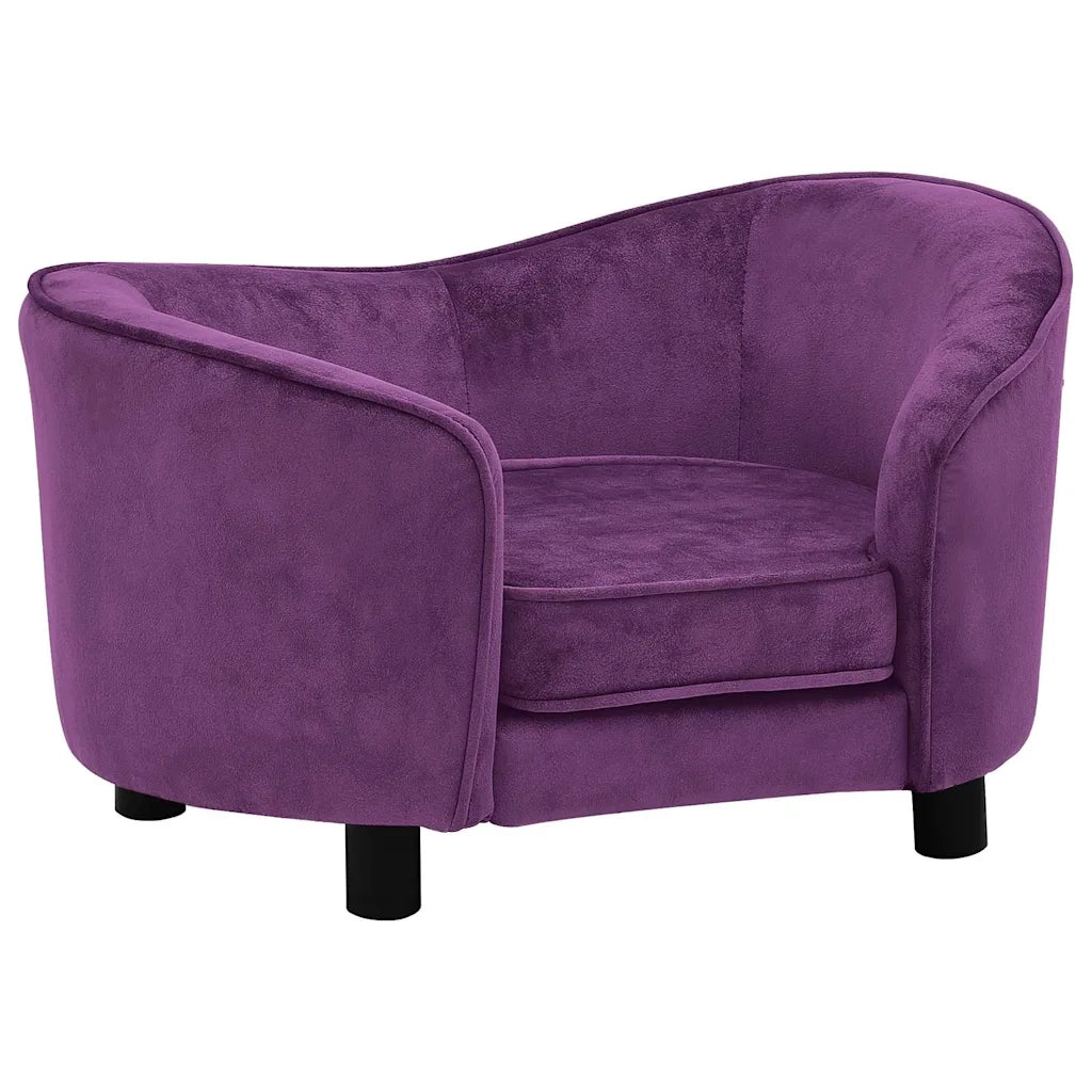 Divano per Cani Borgogna 69x49x40 cm in Peluche 171024