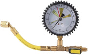 Manometro 80 mm per condizionatori - Adatto per R134a/R22/R407C/R410A - Interfaccia 1/4 SAE - Raggio di misura -1~60 bar
