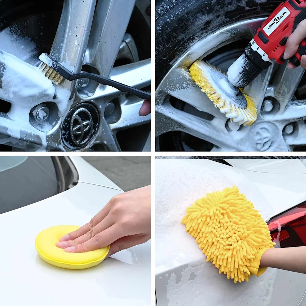 Set di Pennelli per Auto Multicolore polyrattan CFW7797895