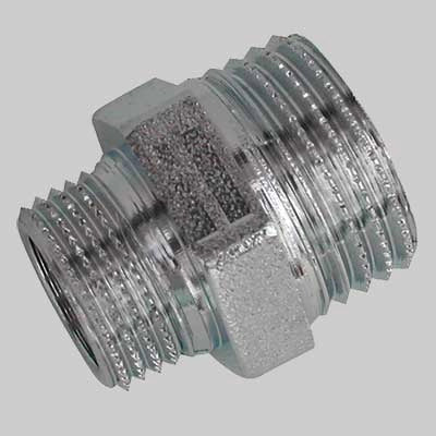 NIPLES RIDOTTO OTTONE CROMATO  M 1/2 x 3/8 M     MADE IN ITALY