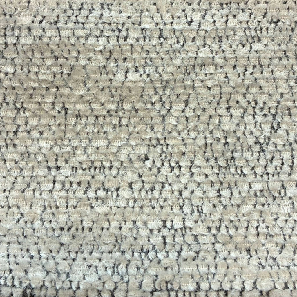 Divano letto convertibile in tessuto ciniglia, 3 posti, beige