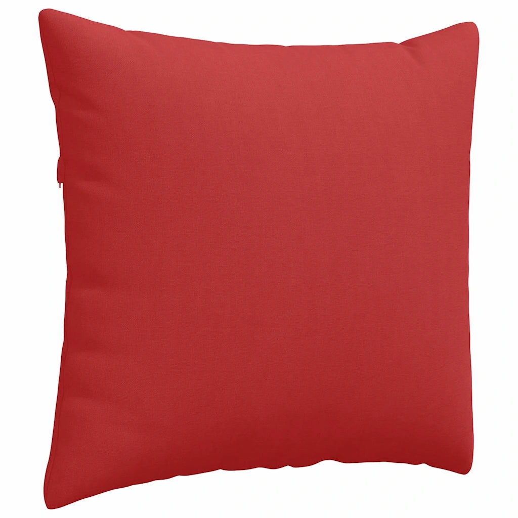 Cuscini da Divano 2 pcs Rosso 50 x 50 cm Tessuto 42013966