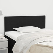Testiera Nera 80x5x78/88 cm in Tessuto 345726