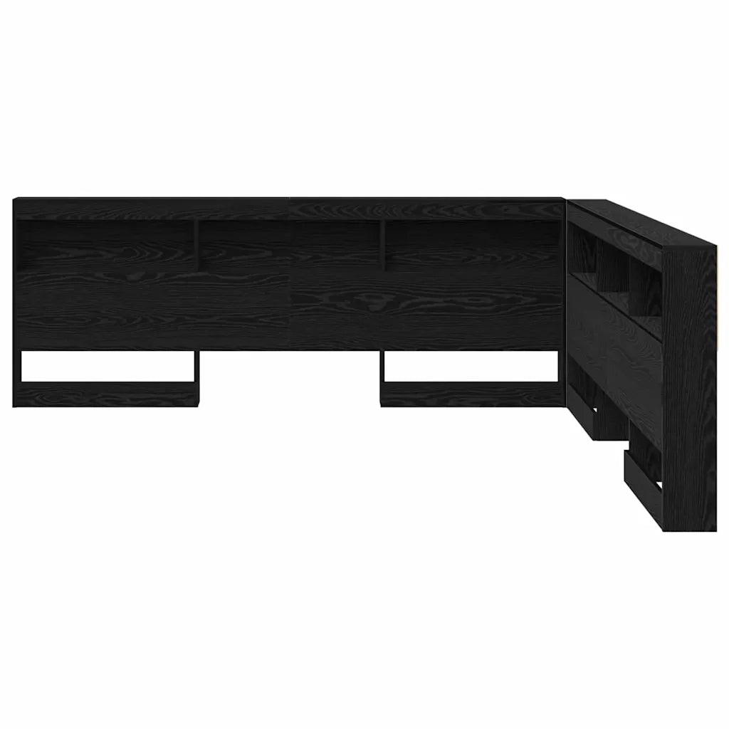 Testata contenitore Rovere Nero 180 cm Legno multistrato 3335510