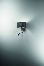 APPLIQUE SHADOW LED 3W  1 LUCE E27 NERO CON PARALUME