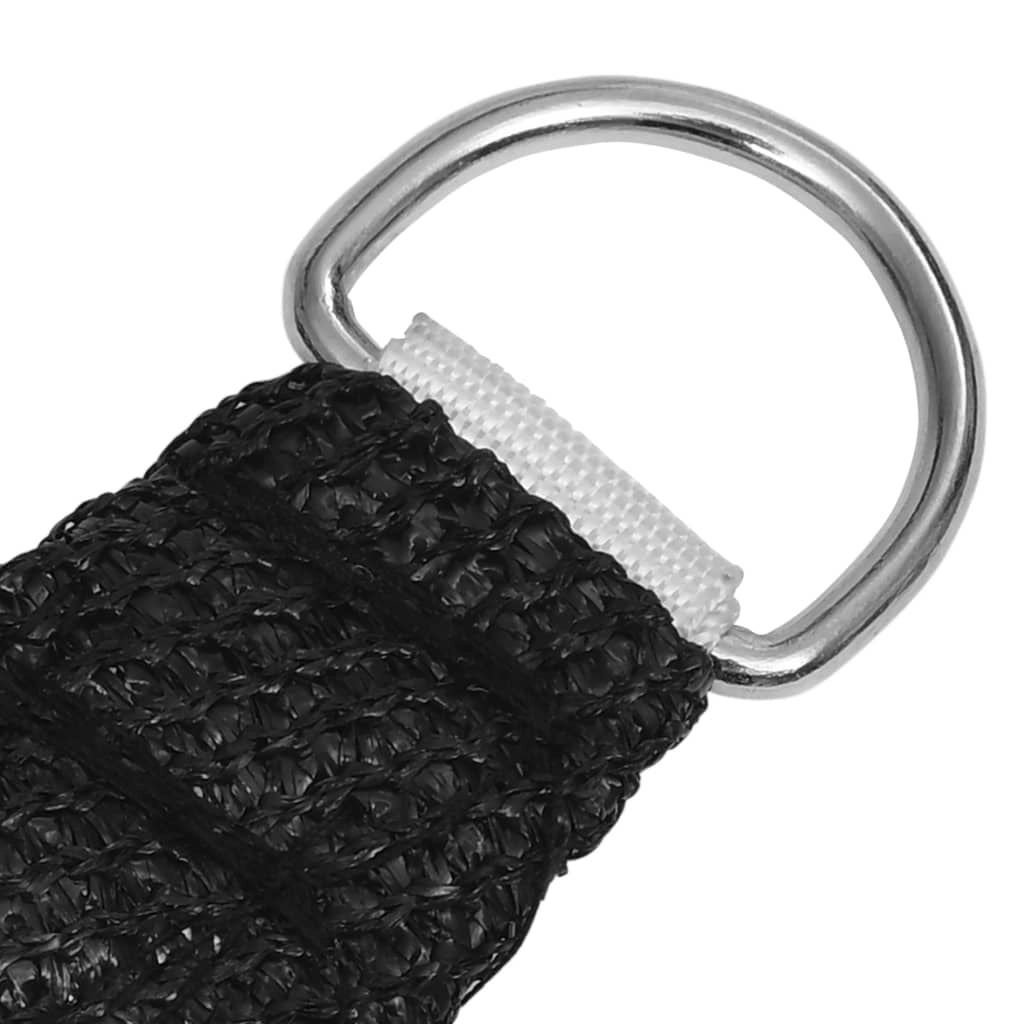 Vela ombreggiante/ombrellone 160 g/m² HDPE 3,6 x 3,6 m nero 02_0009196