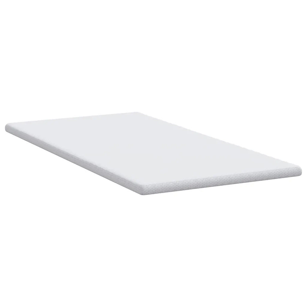 Topper per materasso Bianco 90 x 190 cm Tessuto Jacquard 4106189
