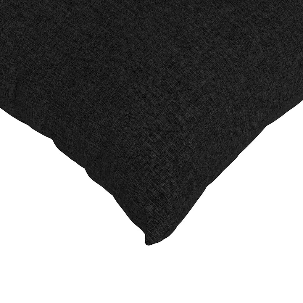 Cuscini da Divano 2 pz | Cuscini per sedie Nero 80 x 40 cm Tessuto