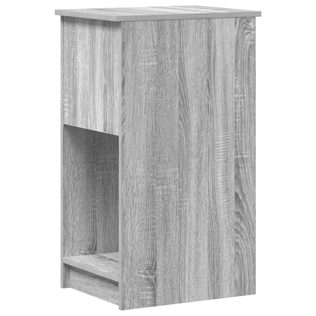 Supporto a Torre per Computer con Cassetto Grigio 35x45x77 cm 858745