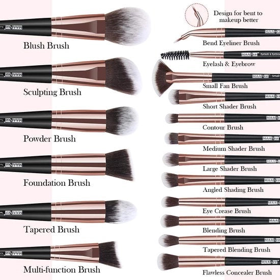 Set di Pennelli per Trucco Premium