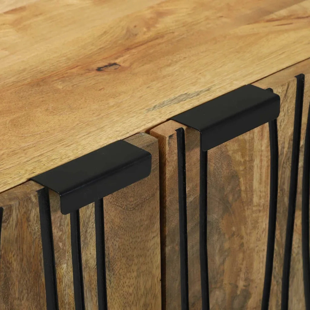 Credenza Naturale 60 x 33,5 x 75 cm Legno di mango massello 4017938