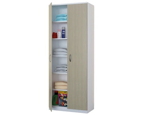 ARMADIO TUTTOPIANI BIANCO/OLMO -75 18 20