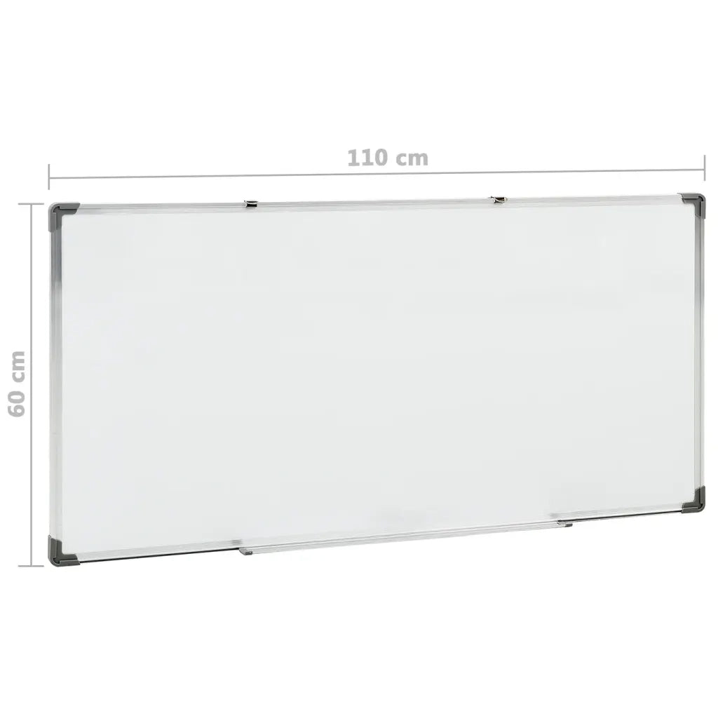 Lavagna Magnetica Bianca 110x60 cm in Acciaio 150737