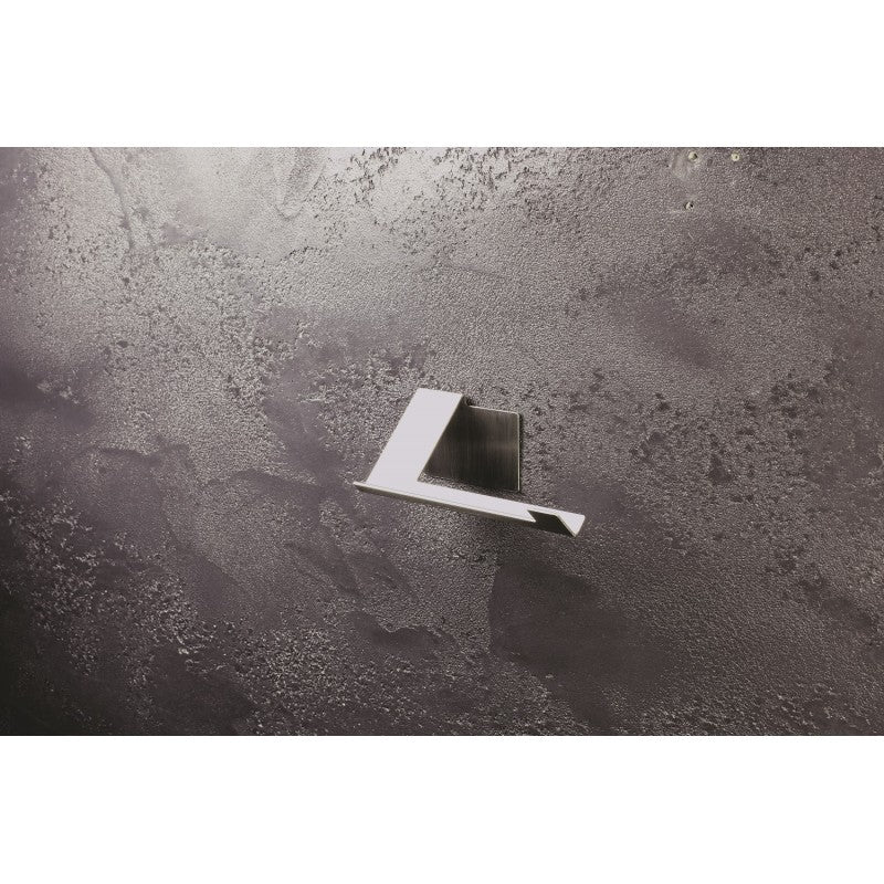 Dispenser carta igienica NIVA in acciaio inox con adesivo 15,5 x5,7 x8 cm