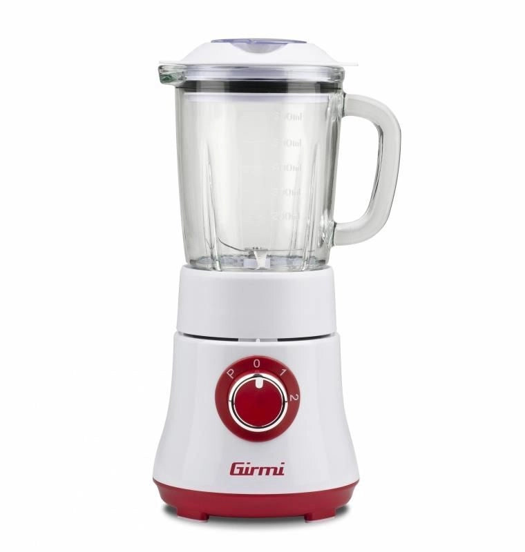 Girmi FR23 Frullatore da Tavolo 600 ml 300 W 4 Lame Acciaio Inox 2 Velocita' Funzione Pulse colore Bianco