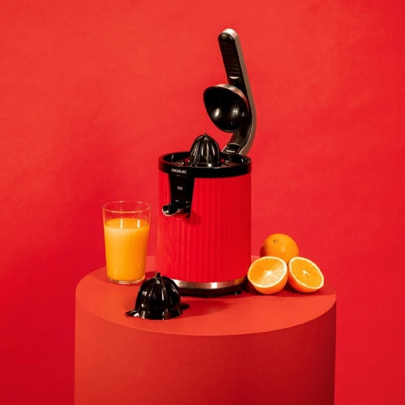 CECOTEC 03899 - Spremiagrumi manuale Xqueeze RetroJuice 600 Red