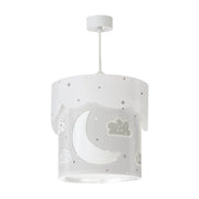 LÚZETE - LÁMPARA COLGANTE INFANTIL NEW MOON E27 GRIS