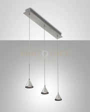 DELTA SOSPENSIONE 3 LUCI ALLUMINIO 3443-47-212