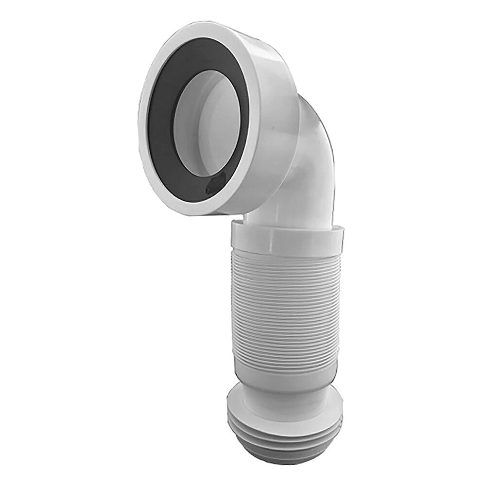 Connessione estensibile con curva universale 590 mm per WC