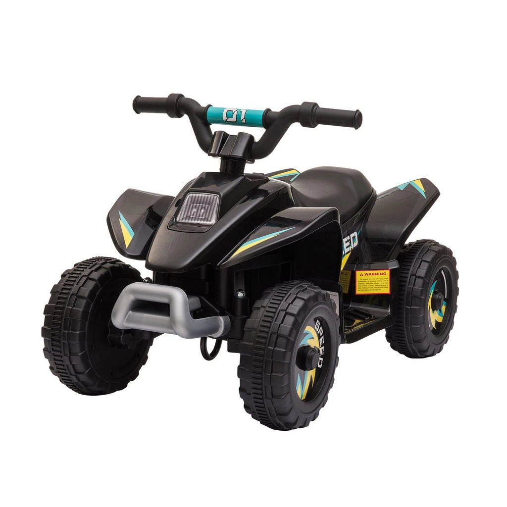 QUAD PER BAMBINI ELETTRICO CON BATTERIA RICARICABILE 6V NERO