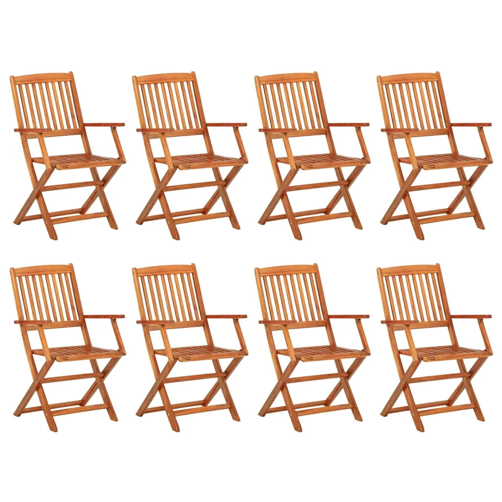 Set da Pranzo da Giardino 9 pz 220x90x75 cm Massello di Acacia 3086986