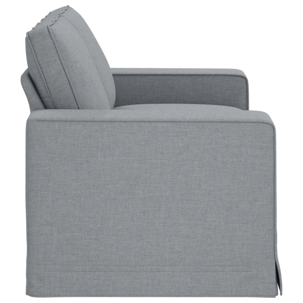 Divano Grigio chiaro 162 x 80 x 82 cm Tessuto 42024383