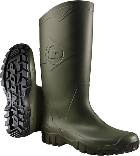 STIVALE PVC TRONCHETTO DANE DUNLOP - VERDE 39- 1 paia