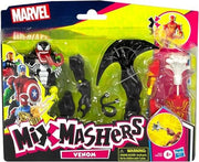 Marvel MixMashers, Venom, action figure e accessori personalizzabili deluxe da mischiare e abbinare,Hasbro,Eta 4+