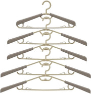 Hangers per abbigliamento adattabili - multifunzionali - set da 5 - ABS