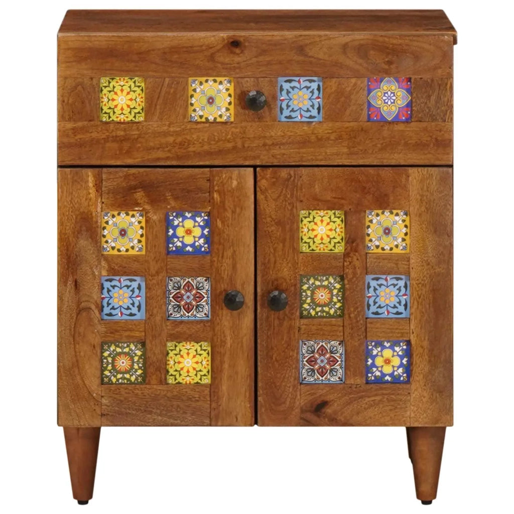 Armadio da Notte con cassetto Marrone 50 x 33 x 60 cm 4018235