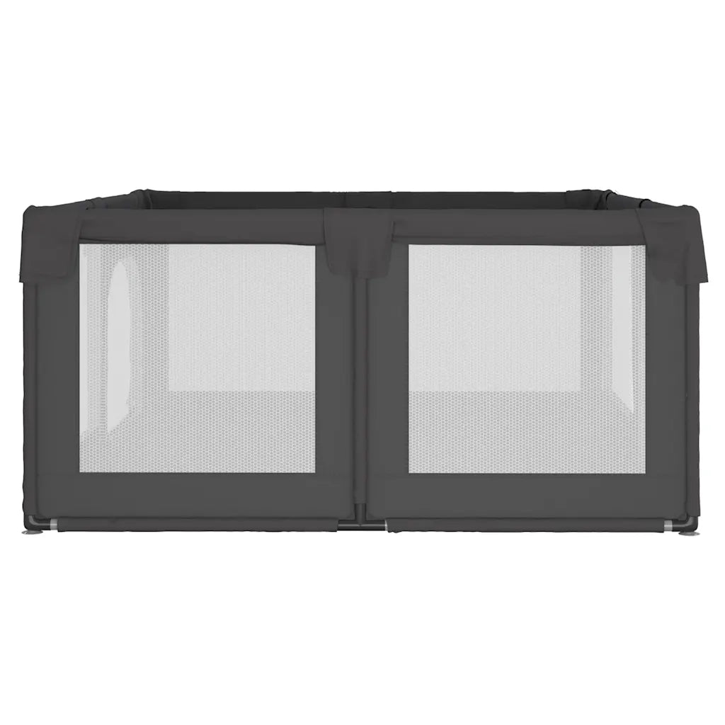 Box per Bambini con 2 Porte Grigio Scuro Tessuto Oxford 10308