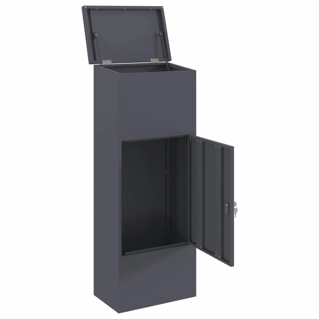 Cassetta per pacchi Antracite 44,5 x 29 x 110,5 cm Acciaio CFW1760494