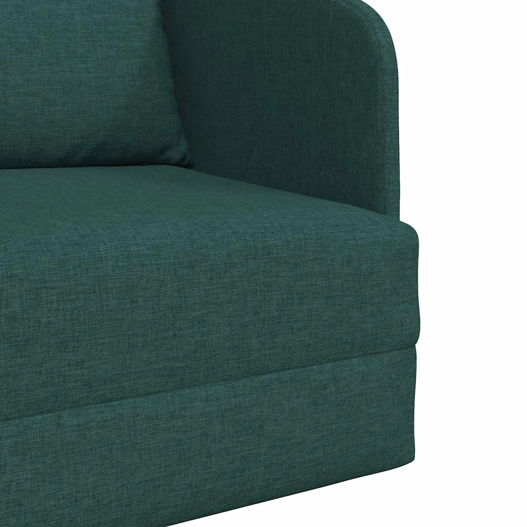 Divano letto-Sofa Letto-Daybed Verde Scuro 65 x 80 x 83 cm Tessuto