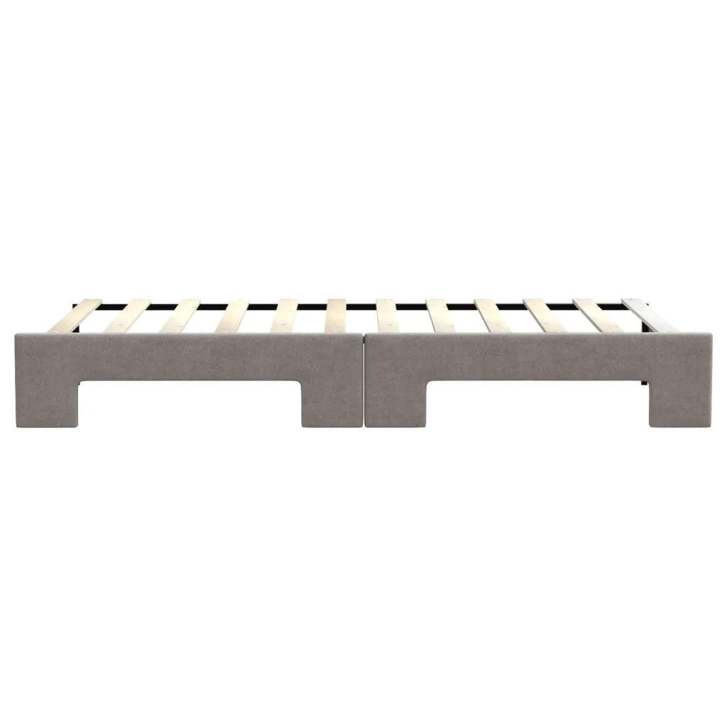 Divano letto | Sof¨¤ letto | Letto singolo Estraibile Tortora 80x200 cm Tessuto